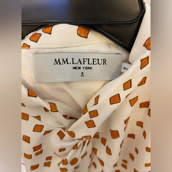 M.M. LaFleur The Adelaide Dress Mosaic Print Size 8 - Picture 7 of 9